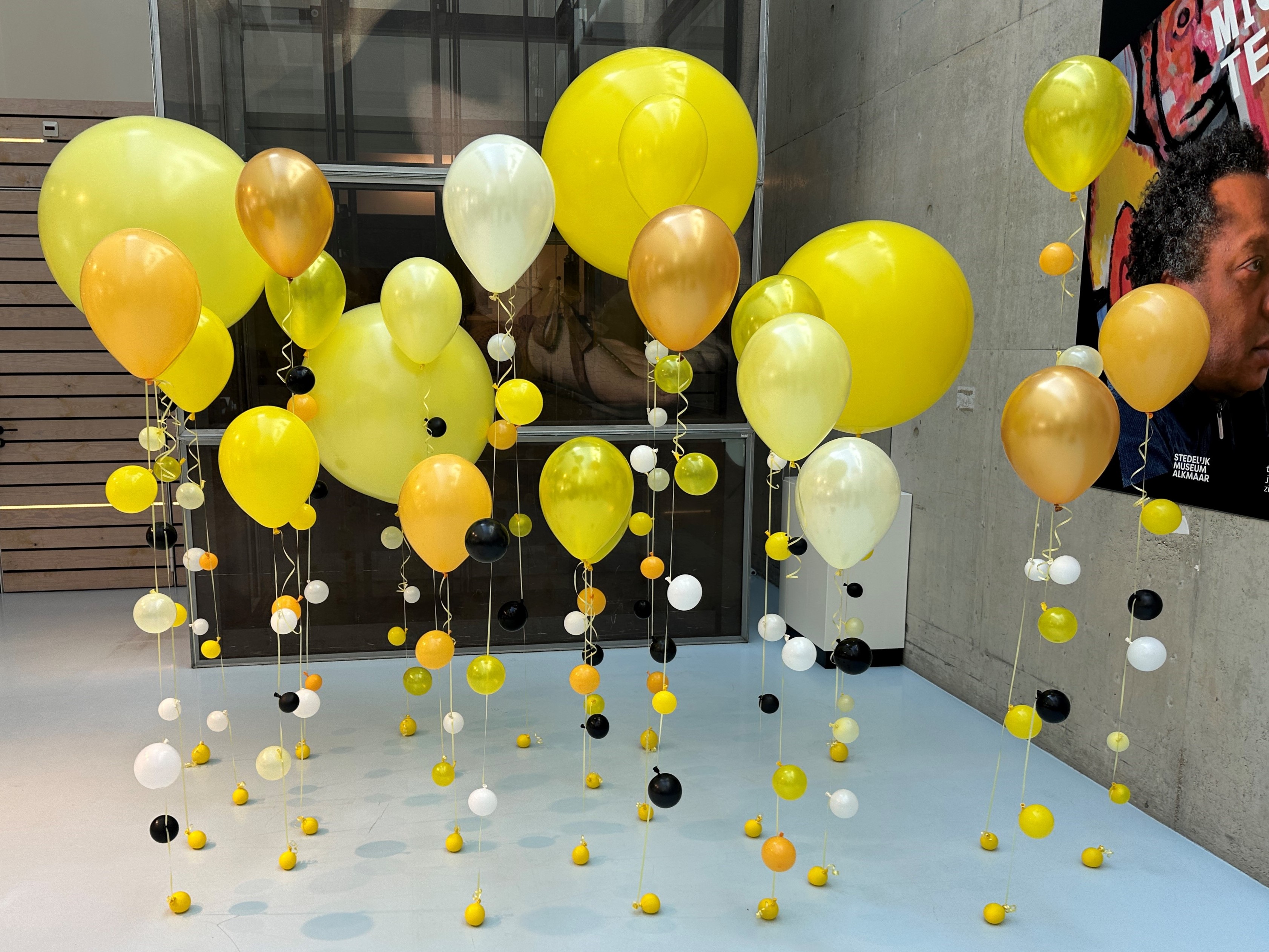 Organische heliumdeco bij Stedelijk Museum Alkmaar