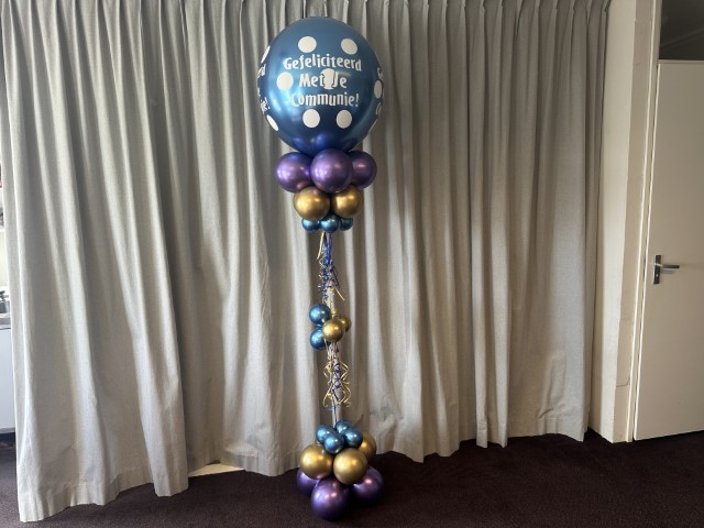 Communie ballonboeket